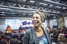 Marielle Franco em evento com candidatas a vereadoras do Rio em 2016 